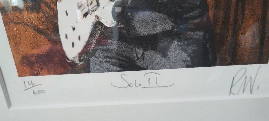 ロン・ウッド（ローリングストーンズ）リトグラフ - メルカリ