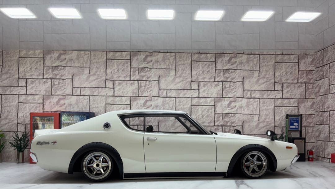 1/12ミニカー　IG 日産スカイラインケンメリ GTRロンシャン深リムカスタム
