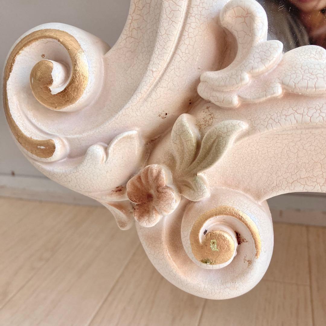 アンティーク調の鏡　大きめ　イタリア