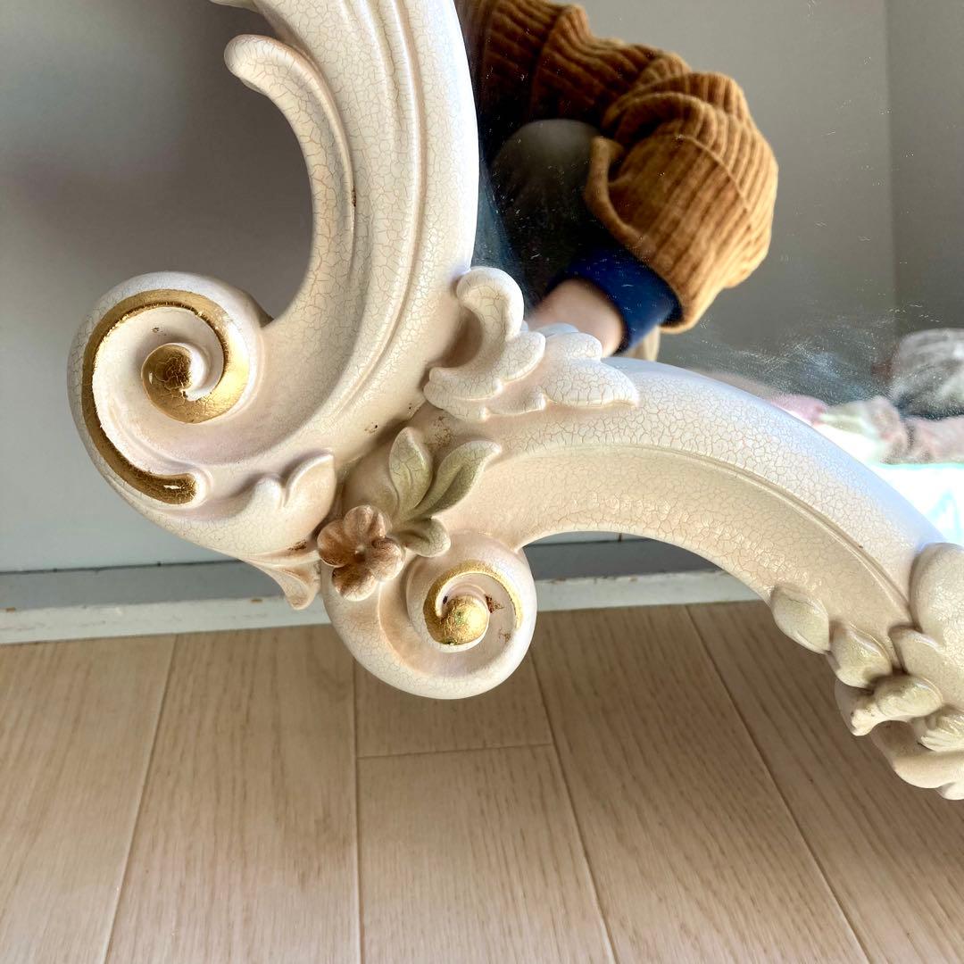 アンティーク調の鏡　大きめ　イタリア