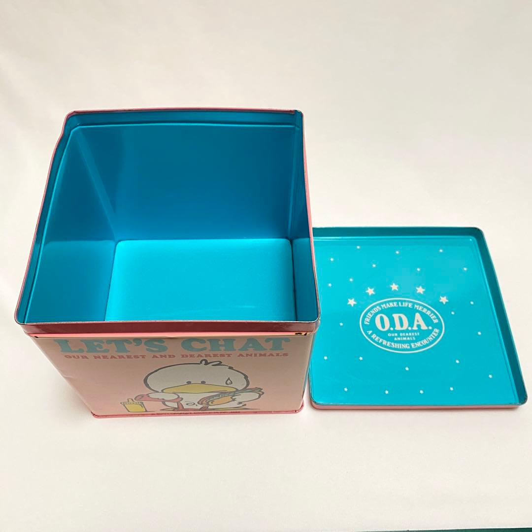 レッツチャット缶 ボックス ケース 箱 昭和レトロ ファンシー ソニー