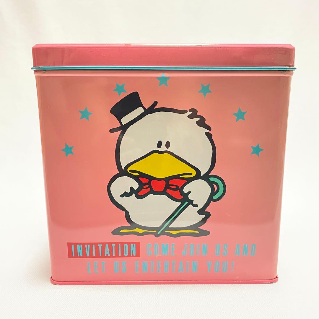 レッツチャット缶 ボックス ケース 箱 昭和レトロ ファンシー ソニー