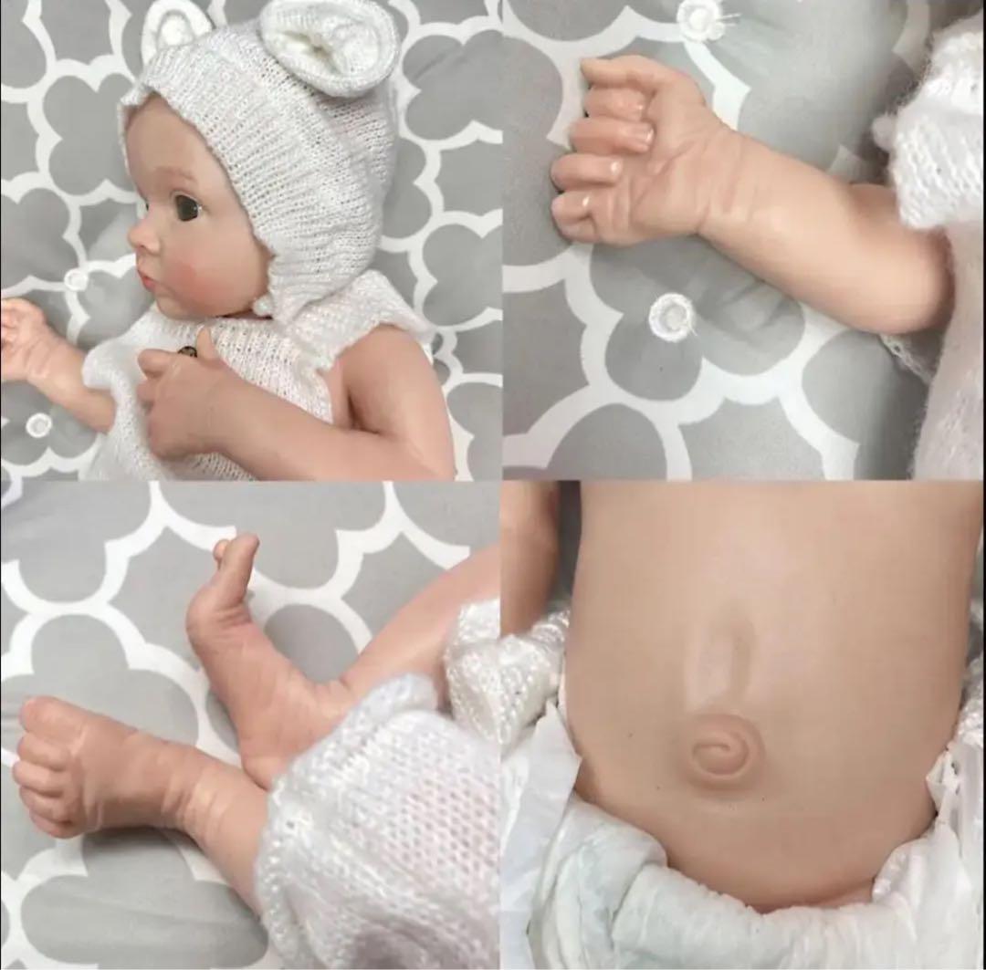 ★新品未使用★高品質リボーンドール ソリッドソフトシリコン 45cm 女の子