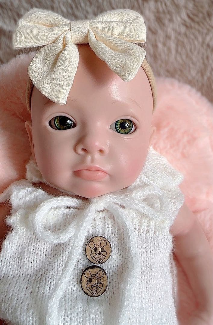 ★新品未使用★高品質リボーンドール ソリッドソフトシリコン 45cm 女の子