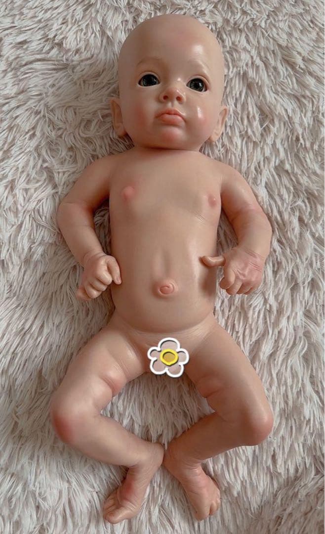 ★新品未使用★高品質リボーンドール ソリッドソフトシリコン 45cm 女の子