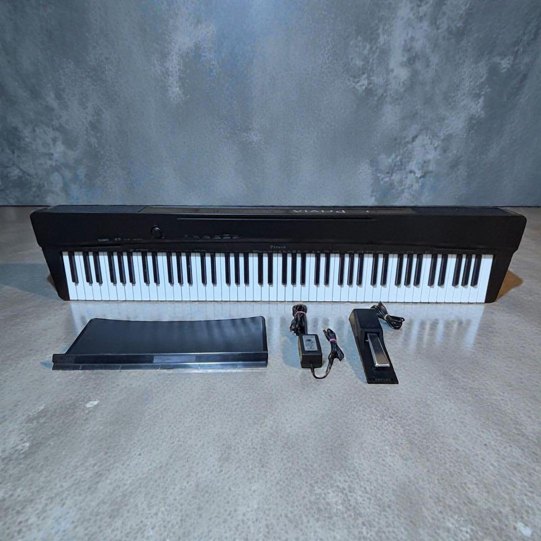 本格派入門機】CASIO PX-135 88鍵盤 電子ピアノ ブラック ペダル