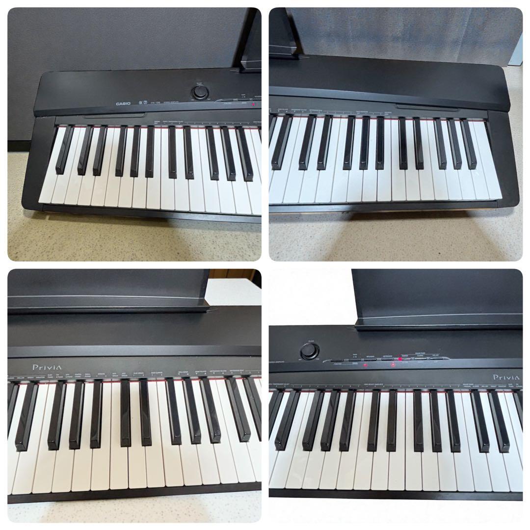 本格派入門機】CASIO PX-135 88鍵盤 電子ピアノ ブラック ペダル