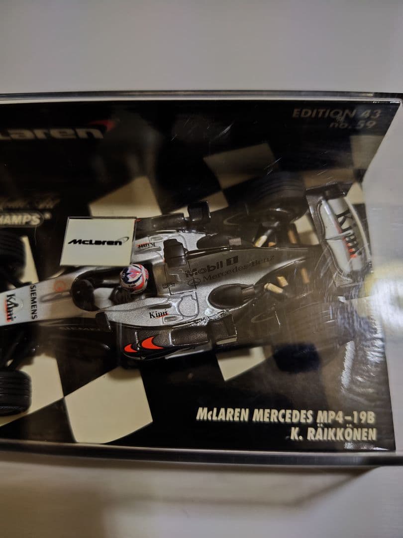キミ・ライコネン 1/43マクラーレン・メルセデスMP4/19B - メルカリ