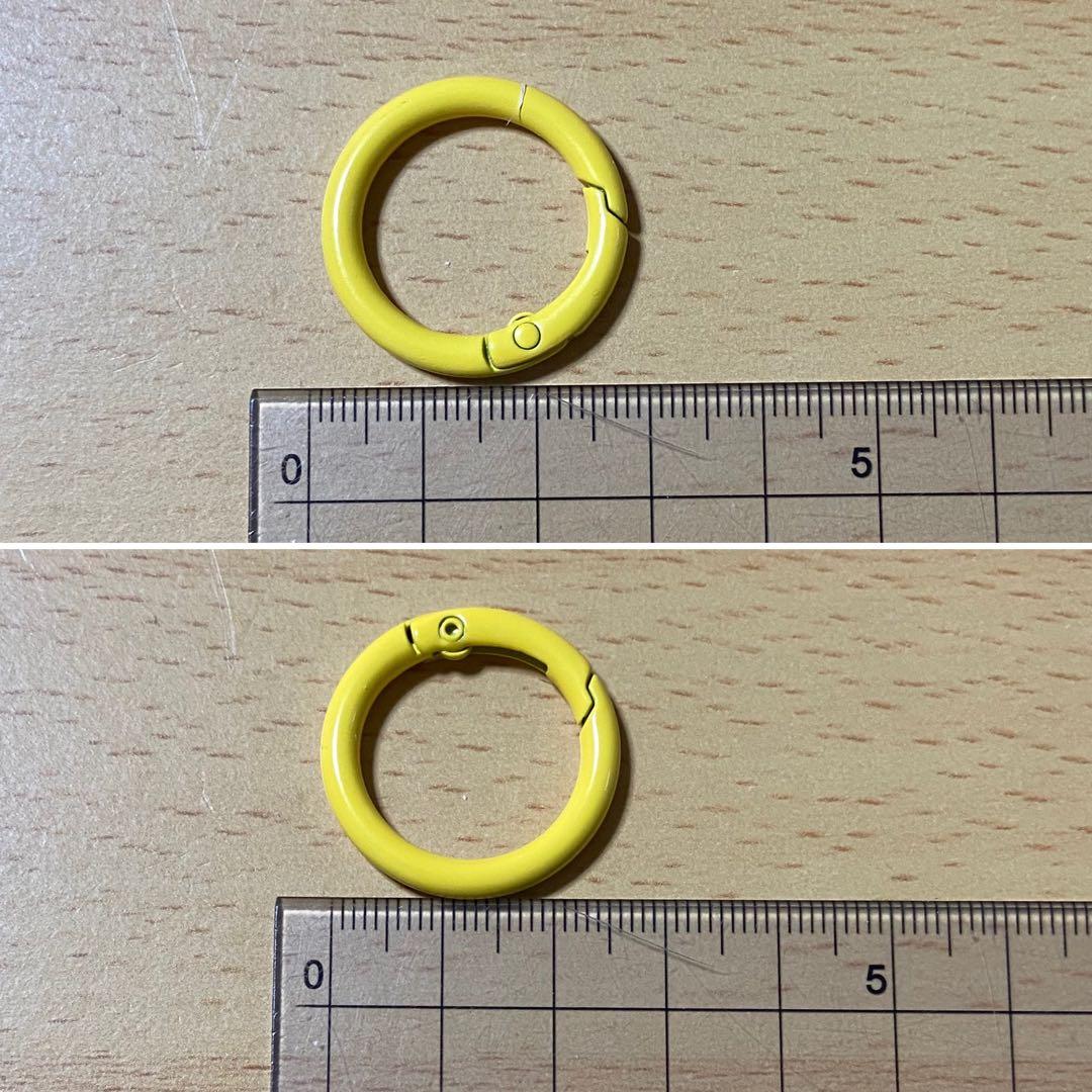 ♡感謝価格♡ ミニクリアポーチ　カラビナ　リバティ　フォレストウェーブ①