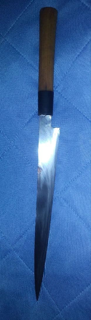 柳刃包丁 4本セット ステンレス製 メーカー不明　中古