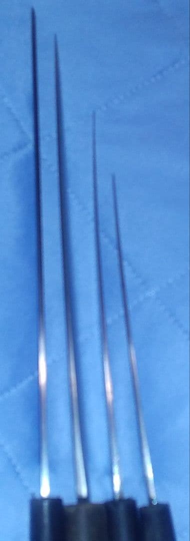 柳刃包丁 4本セット ステンレス製 メーカー不明　中古