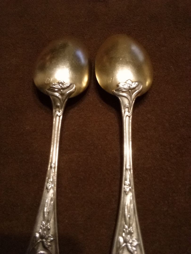 フランス シルバースプーン ６本組 アンティーク