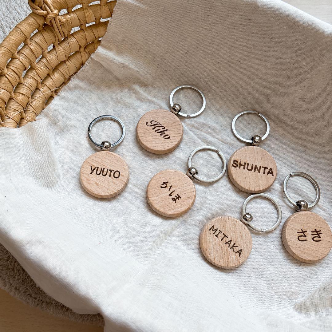 モアナ＊お名前入りオーダーメイド木製キーホルダー♫