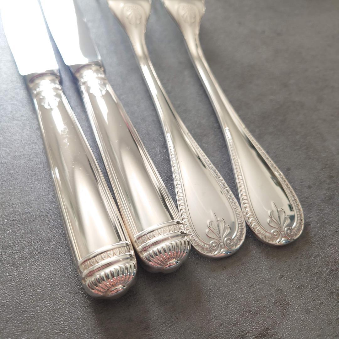 美品 クリストフル マルメゾン テーブルナイフ テーブルフォーク 4点