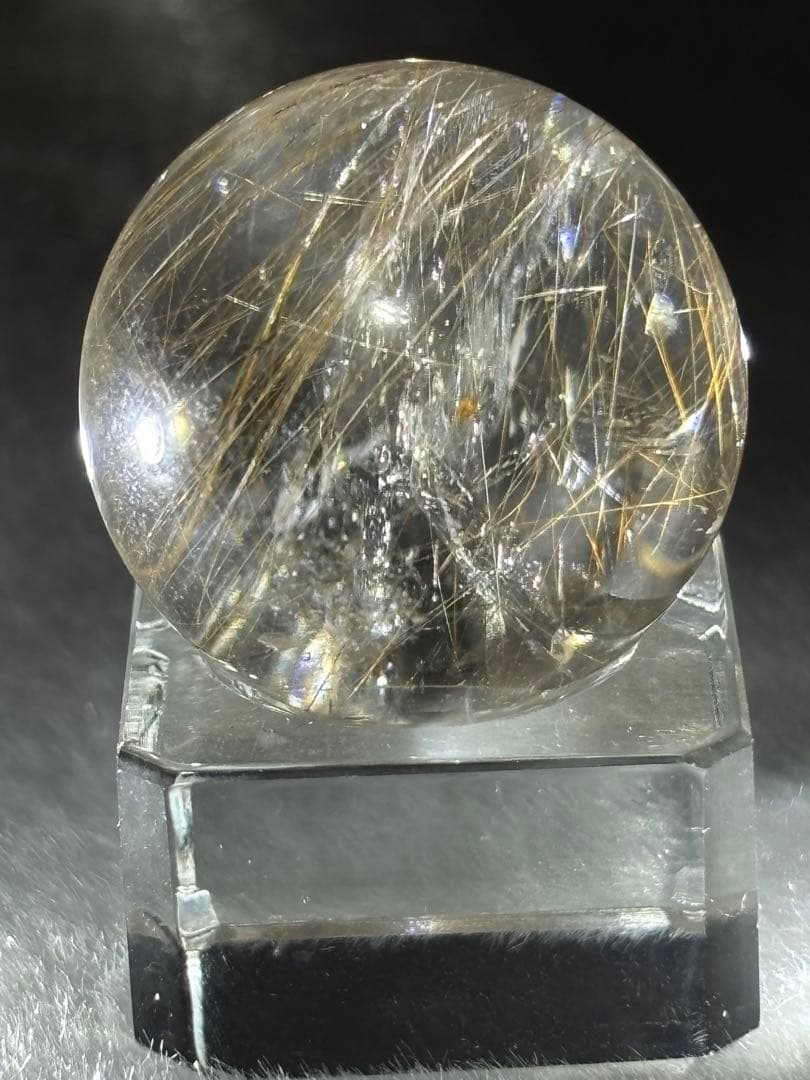 【金運、仕事運上昇】虹入り！ゴールドルチルスフィア ⭐️R156