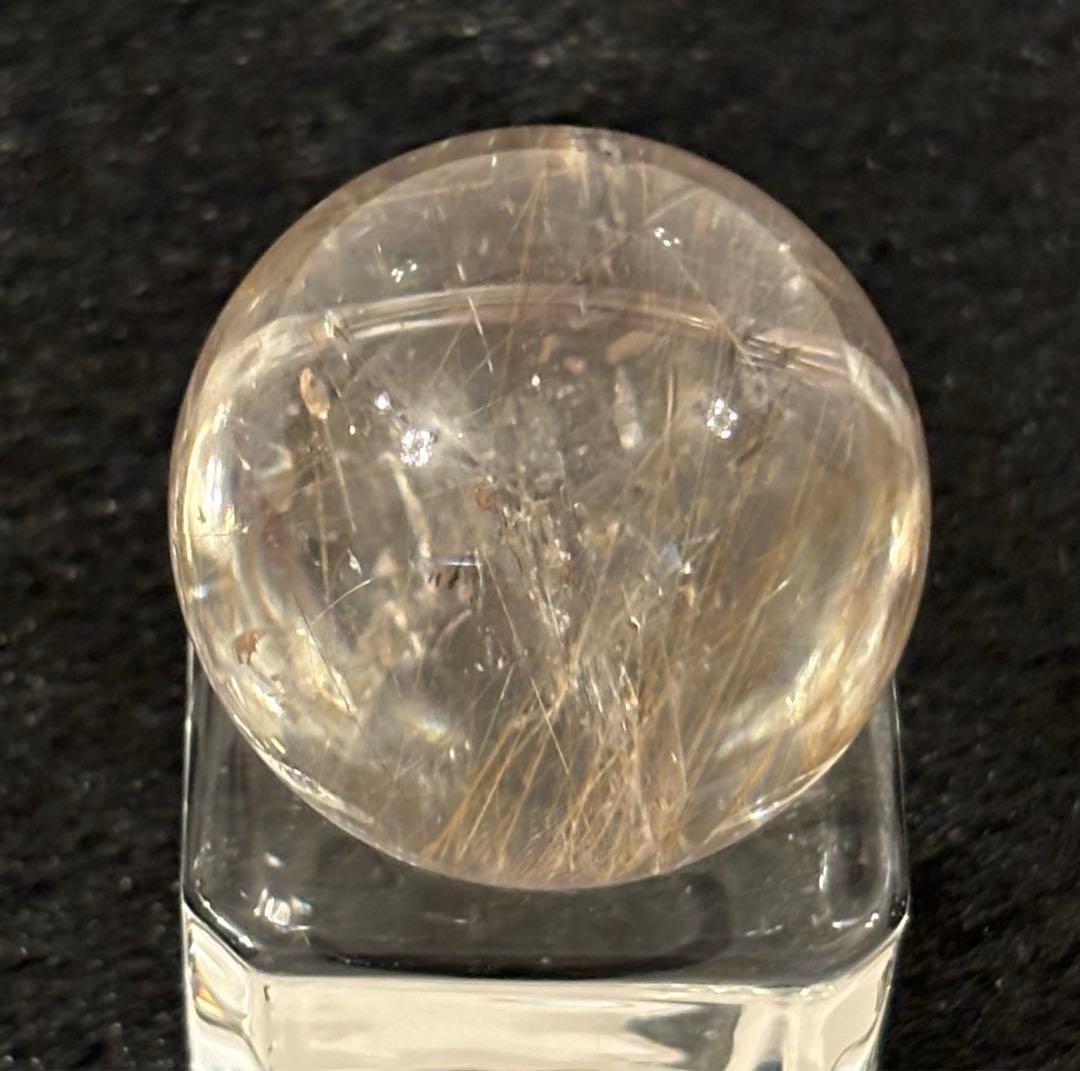 【金運、仕事運上昇】虹入り！ゴールドルチルスフィア ⭐️R156