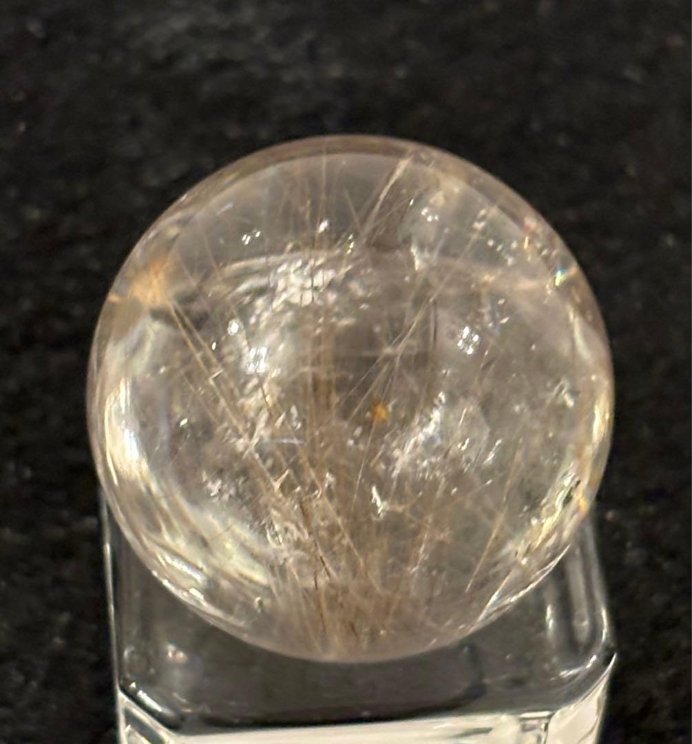 【金運、仕事運上昇】虹入り！ゴールドルチルスフィア ⭐️R156