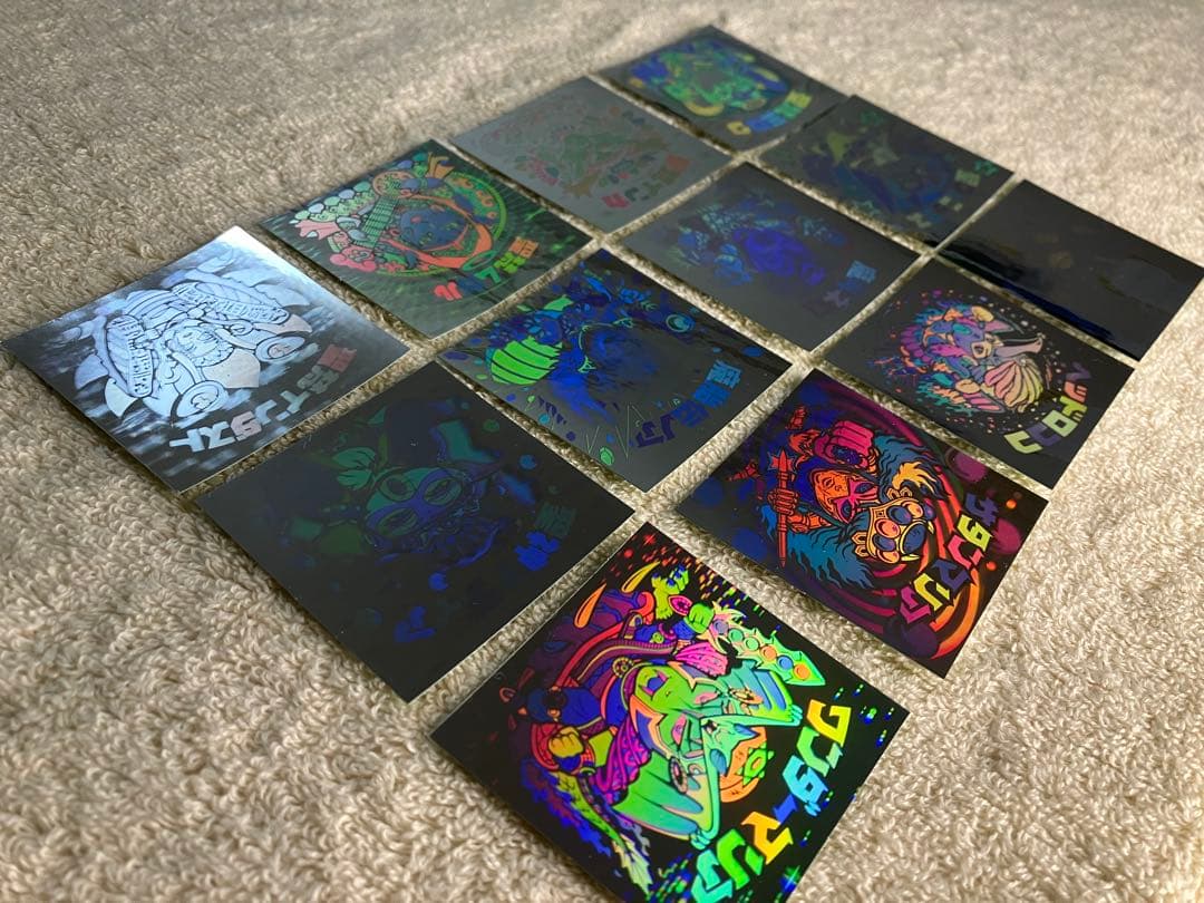 並品 開封済 ビックリマンシール ホロセレクション1 12種 コンプ