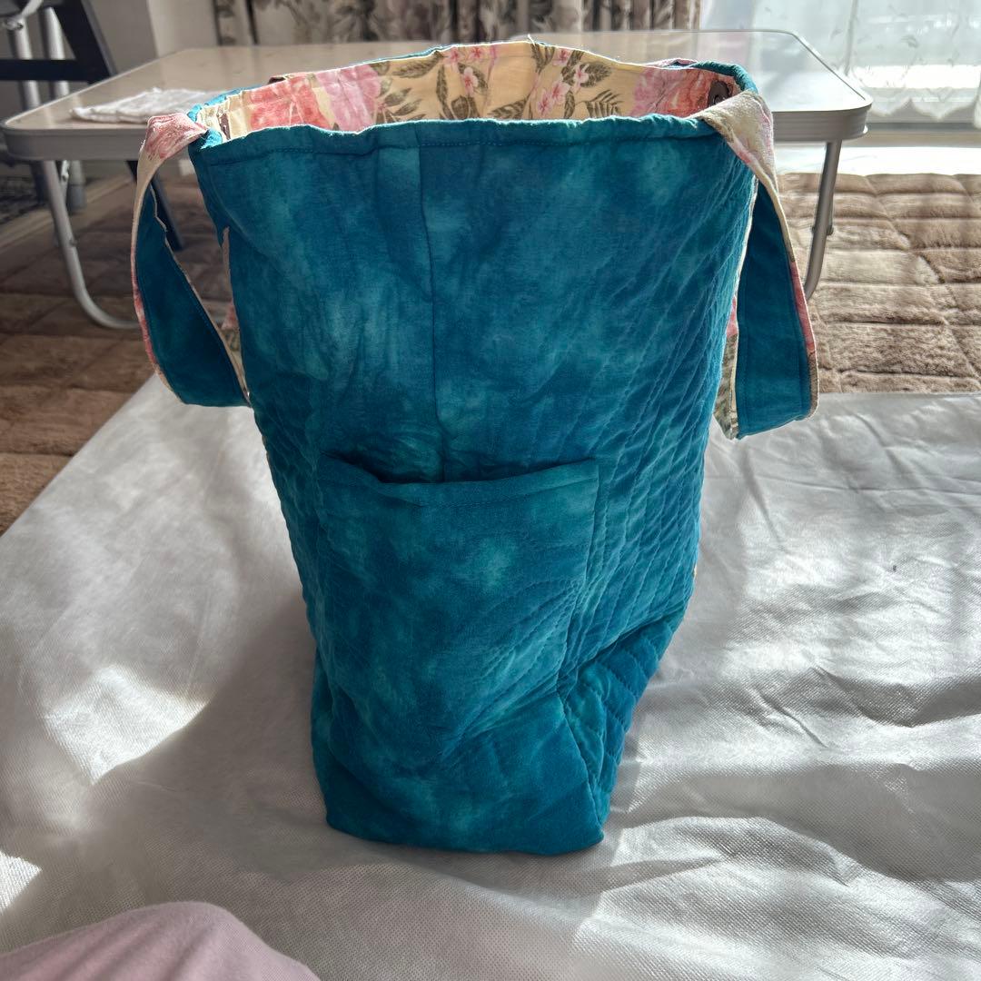 ハワイアンキルトのレッスンバッグ