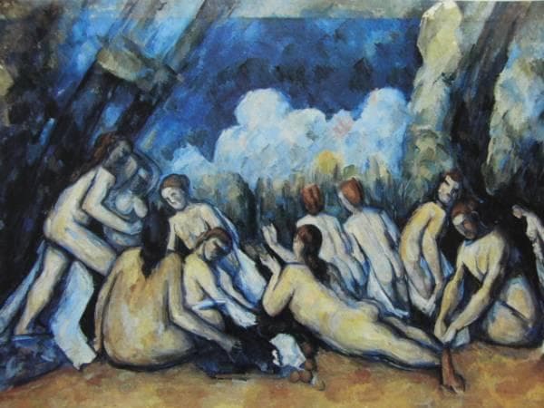 Cezanne、Bathing Women、希少画集画、新品額付