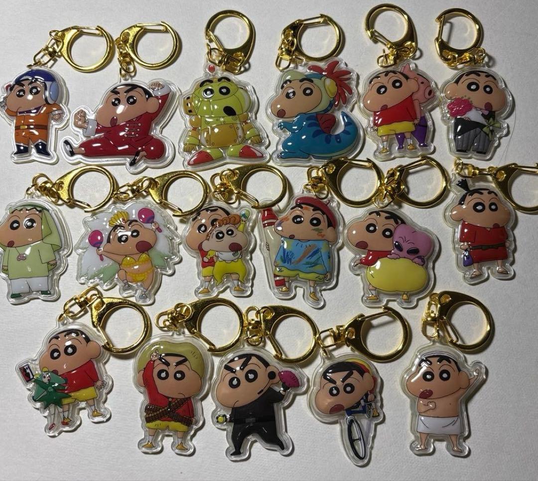 クレヨンしんちゃん 1月限定特価 3Dアクリルキーホルダー17種おまとめ