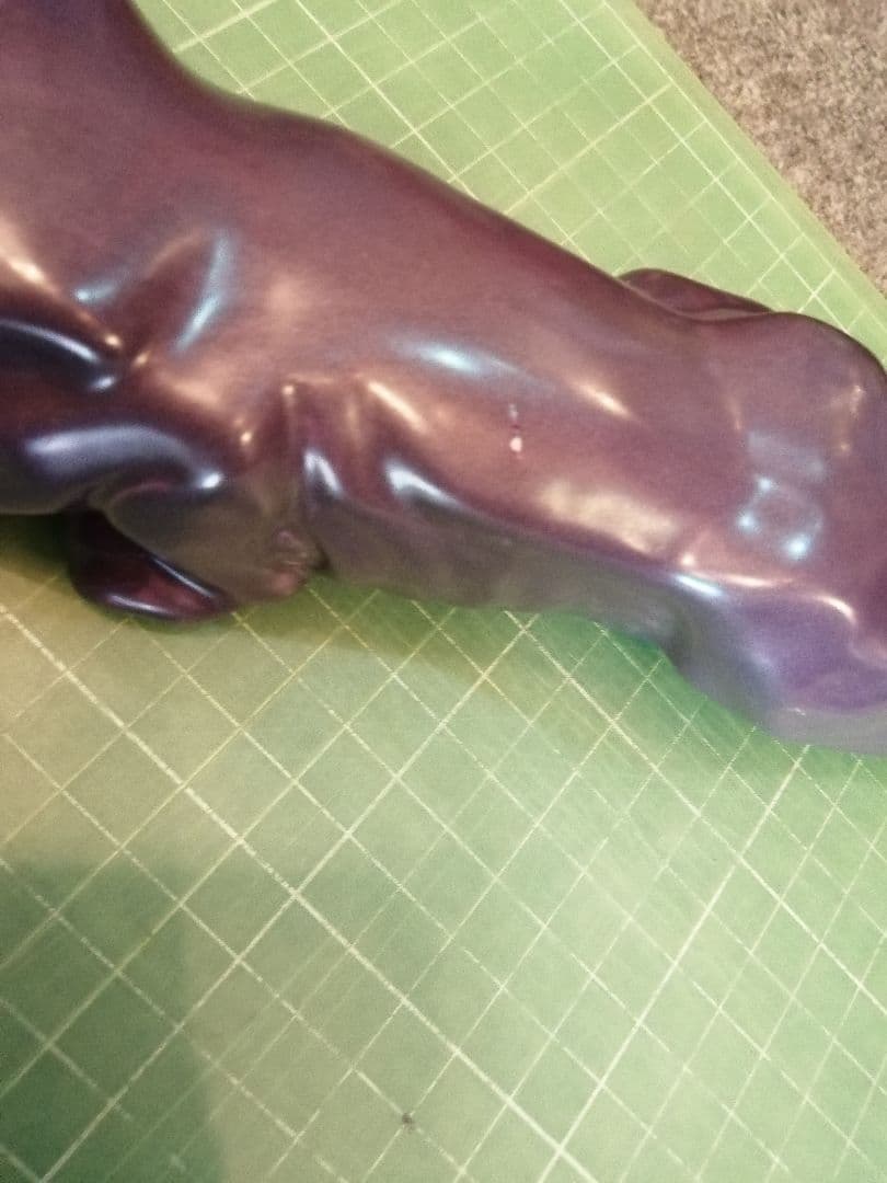 期間限定【Vintage】パープルパンサー 陶器 PURPLEPANTHER