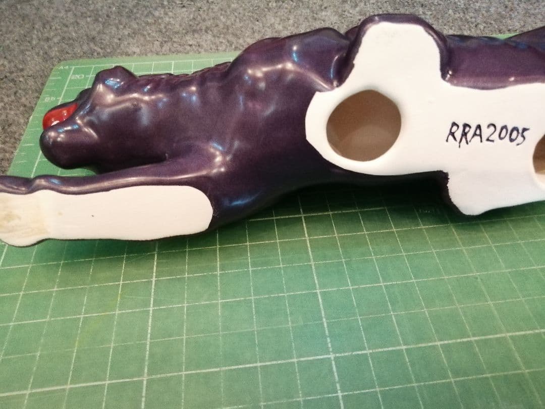 期間限定【Vintage】パープルパンサー 陶器 PURPLEPANTHER