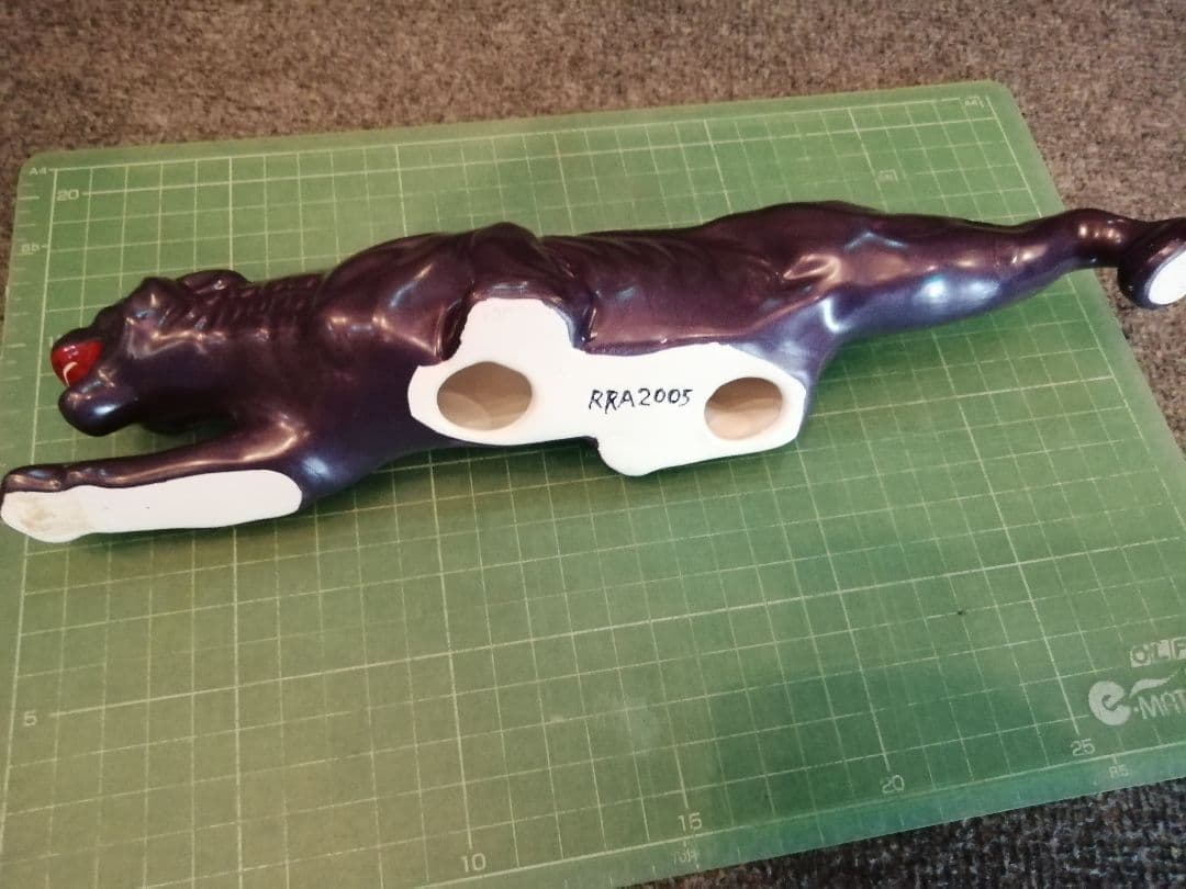 期間限定【Vintage】パープルパンサー 陶器 PURPLEPANTHER