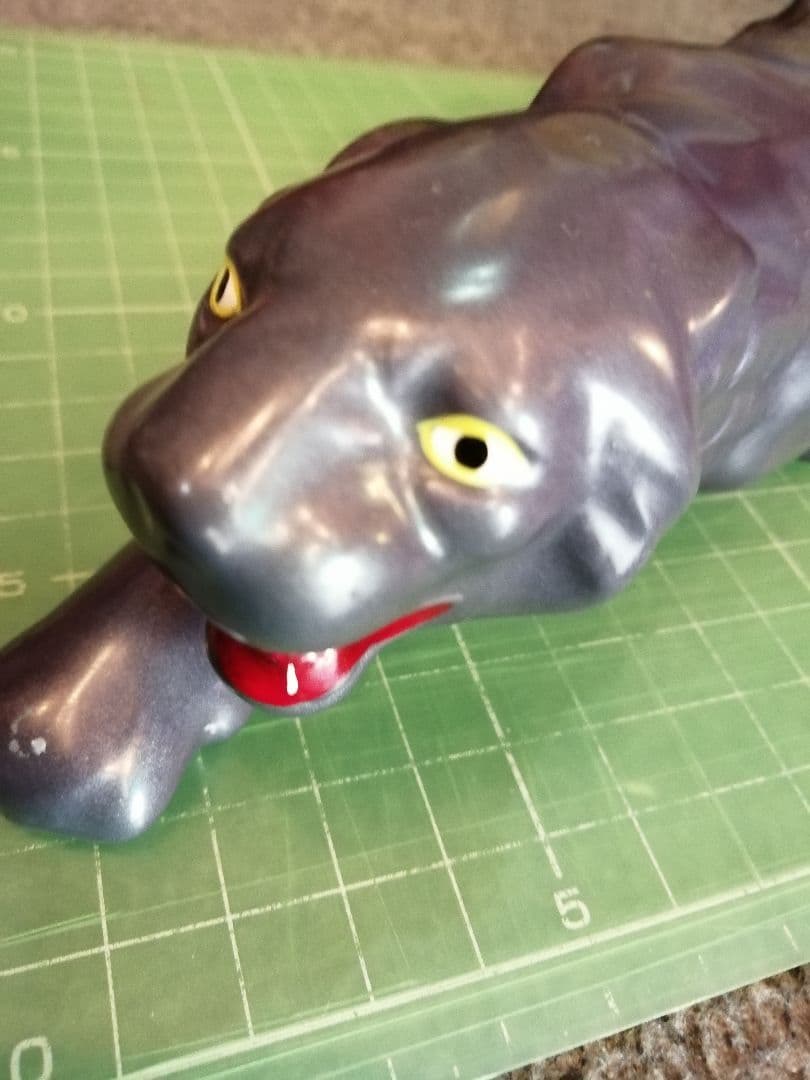期間限定【Vintage】パープルパンサー 陶器 PURPLEPANTHER