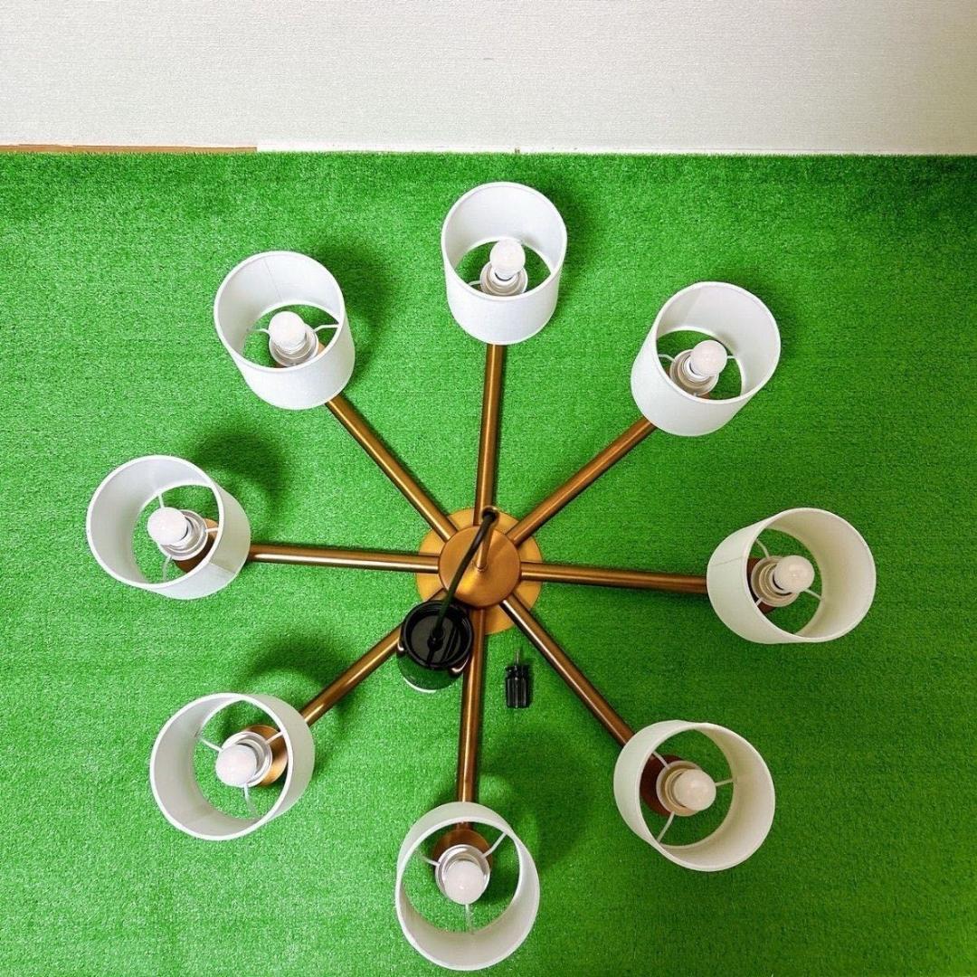 オリンピア シャンデリア8灯 天井照明 ダイニング GCH001-8SD