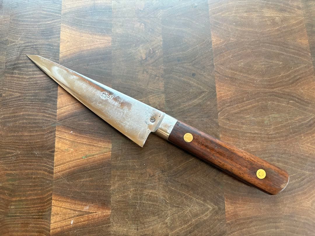 正本　最上　骨スキ　145mm 包丁　捌き　解体　和包丁　本職　炭素鋼