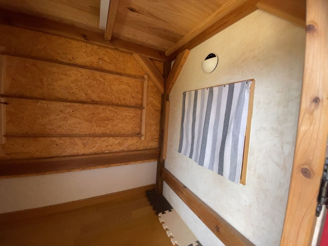 木製ロフトベッド/秘密基地/子供用