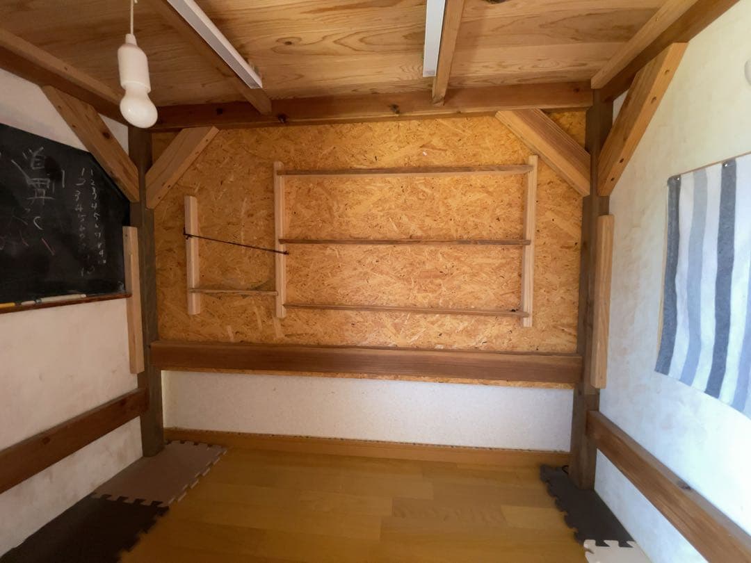 木製ロフトベッド/秘密基地/子供用