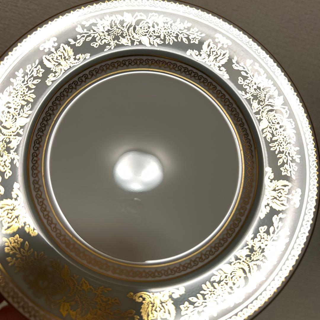 ウェッジウッド　コロンビア　セージグリーン　デザートプレート　17.5cm