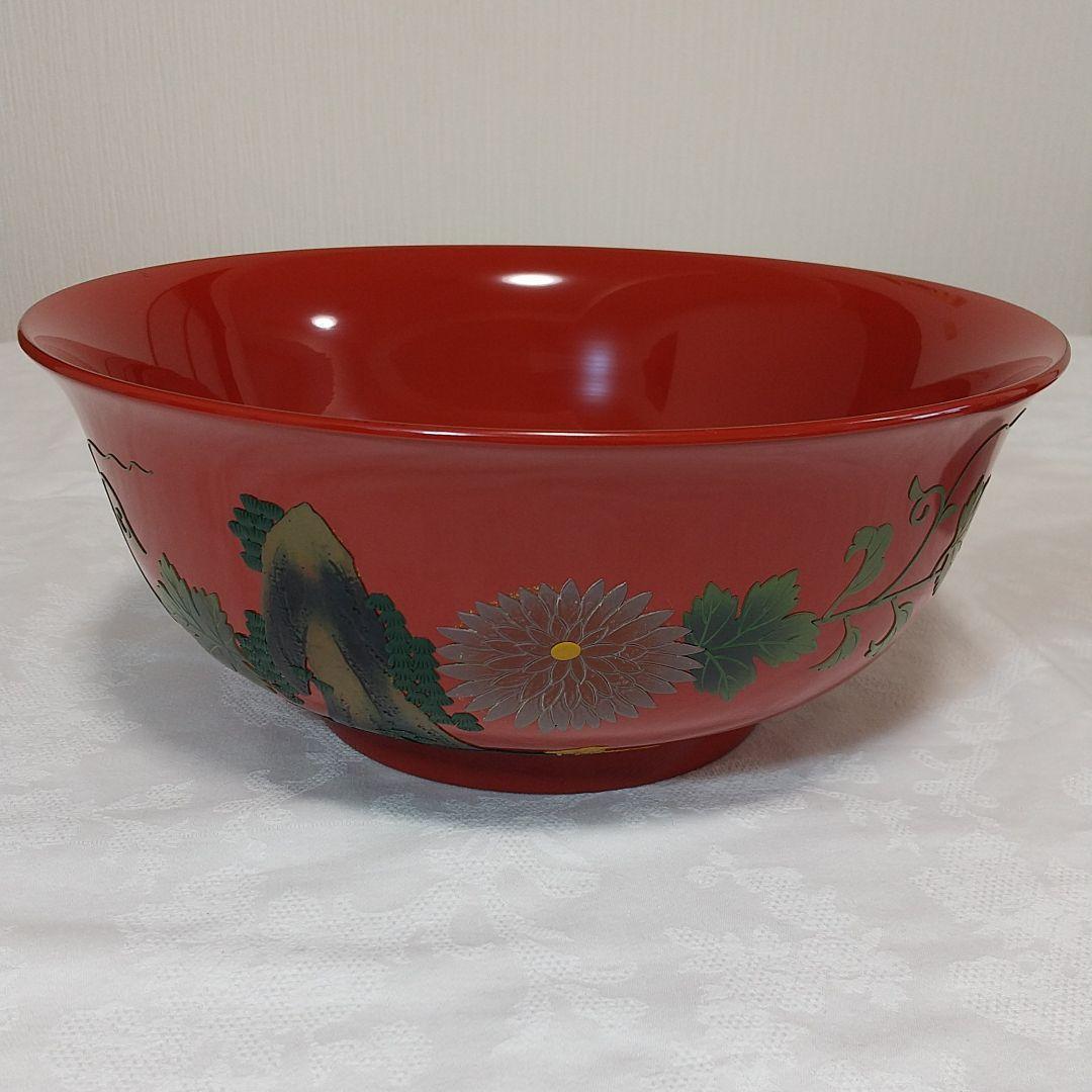 べんぼう 沖縄 琉球漆器 堆錦大椀 新品未使用