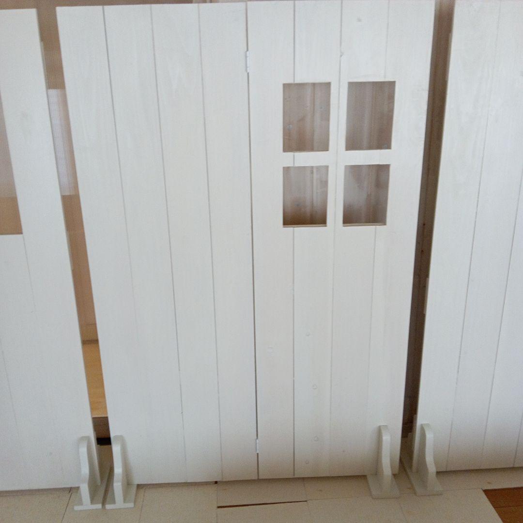 カントリー家具　パーテーション　　衝立　間仕切り　３点セット　未使用