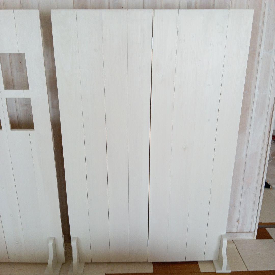 カントリー家具　パーテーション　　衝立　間仕切り　３点セット　未使用