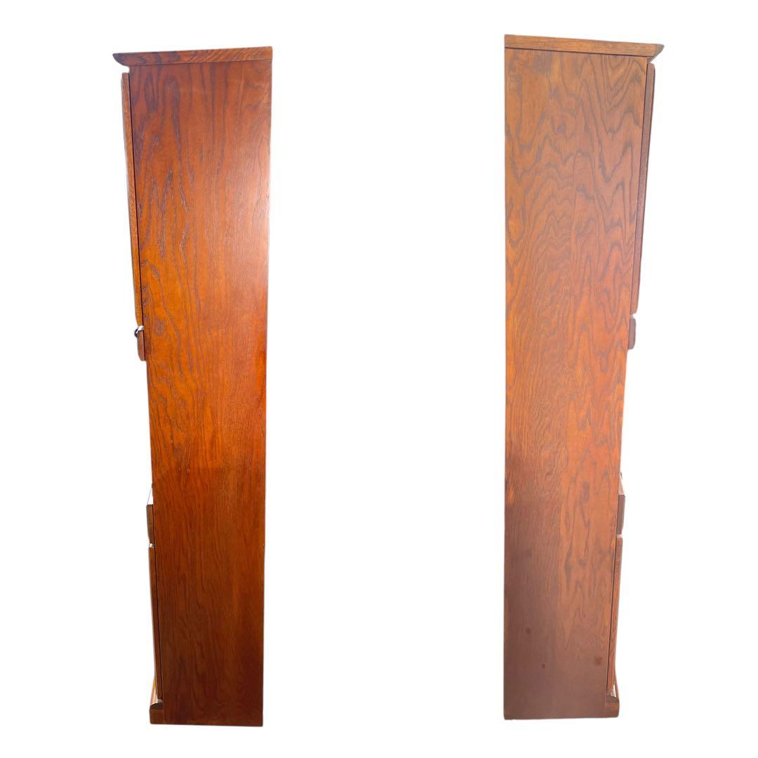 HR560 三越ブルージュ　ステンドグラス　カップボード　食器棚　三越家具