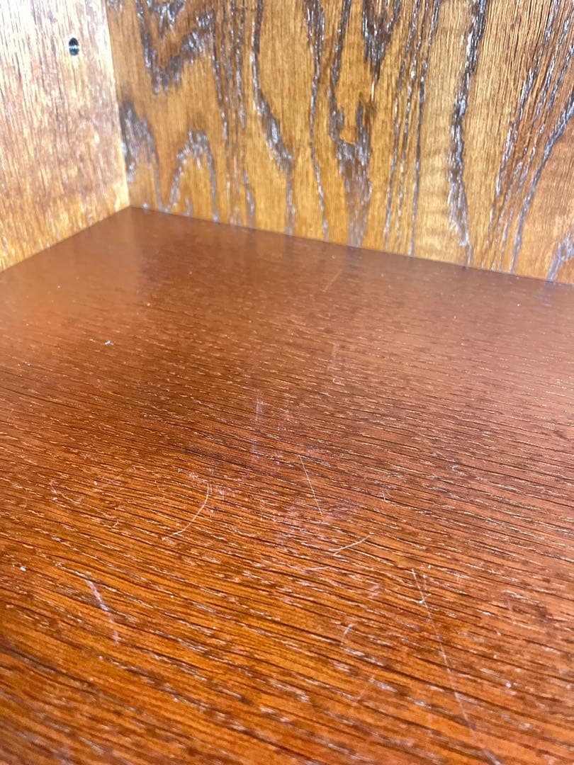 HR560 三越ブルージュ　ステンドグラス　カップボード　食器棚　三越家具