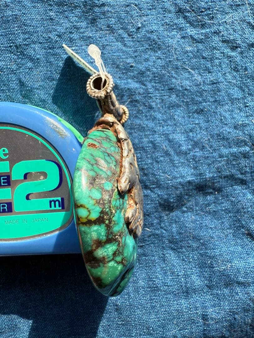 ◯ターコイズ、 　　　　 　　　　　　ペンダントトップ