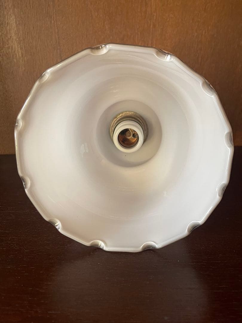 アンティーク　オーヤマ照明　ミルクガラス　乳白色　照明　ライト　ランプ　電球