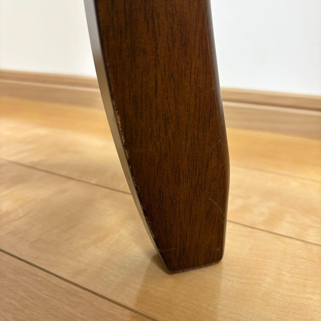 アンティーク 天然木 花台 サイドテーブル コンソールテーブル 飾り台 猫脚