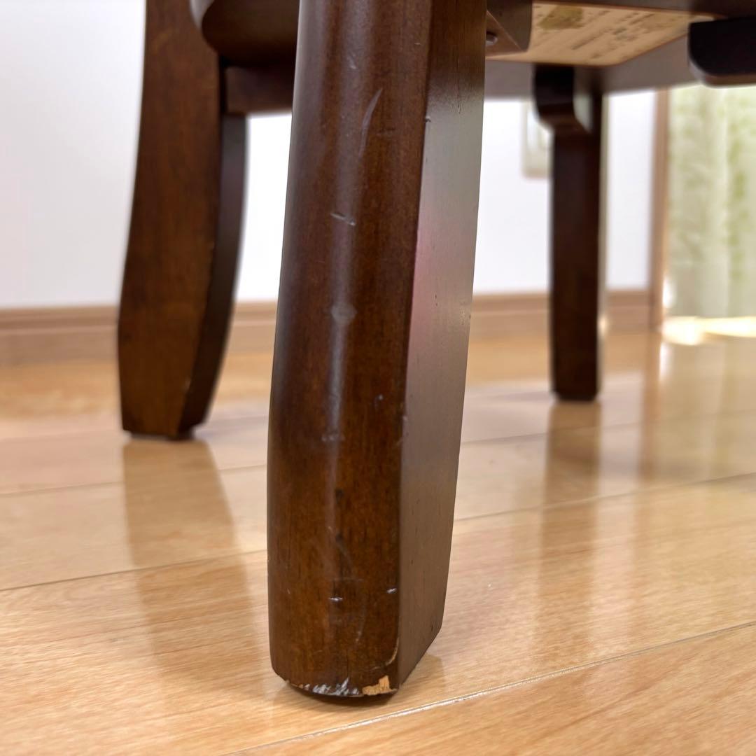 アンティーク 天然木 花台 サイドテーブル コンソールテーブル 飾り台 猫脚