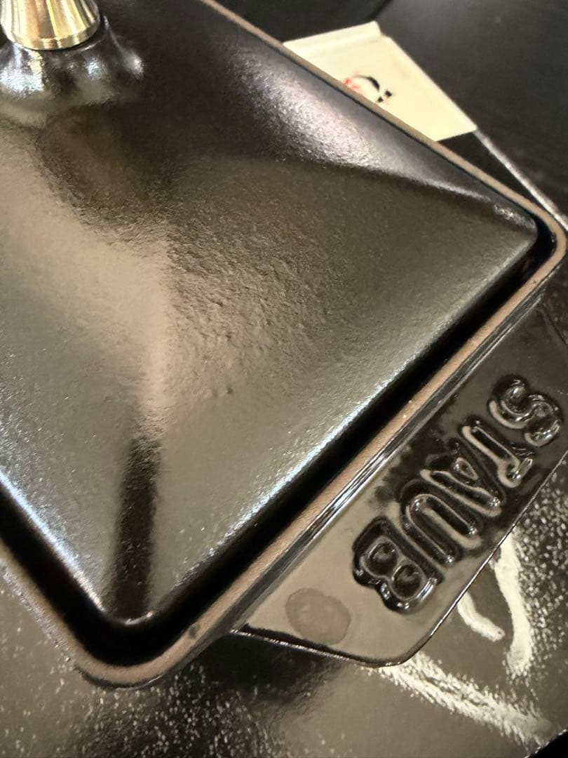 ストウブ　ハーフテリーヌ　ブラック　箱無し