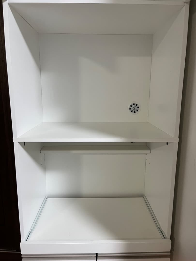 ！値下げ！【ニトリ】レンジ台(フォルムN RE1860 WH)