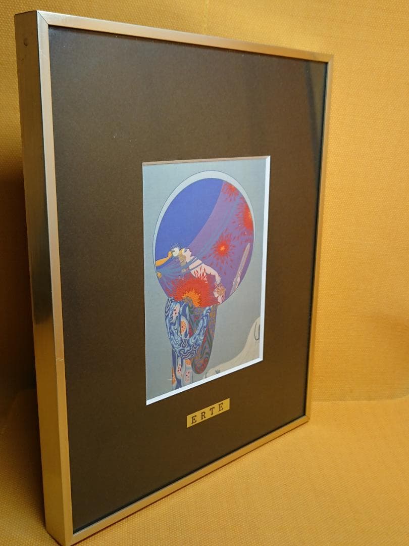 【美品】エルテ　版画　ポスター　置物　インテリア　工芸品　美術品　A2779