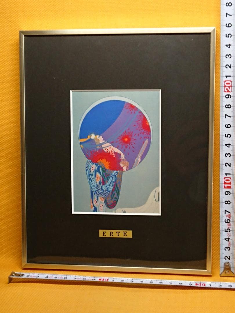 【美品】エルテ　版画　ポスター　置物　インテリア　工芸品　美術品　A2779