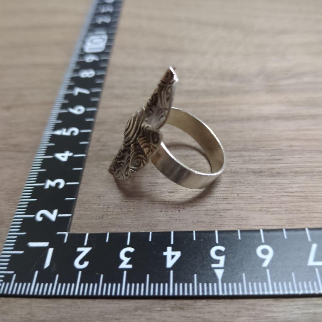 ハンドメイド 民族系 シルバーリング