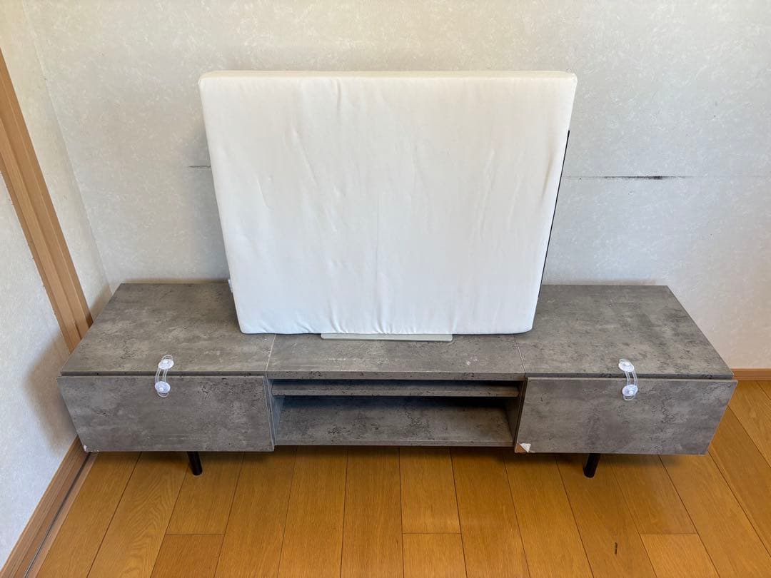 RASIK テレビ台 ストーングレー 150cm 解体済【送料込】