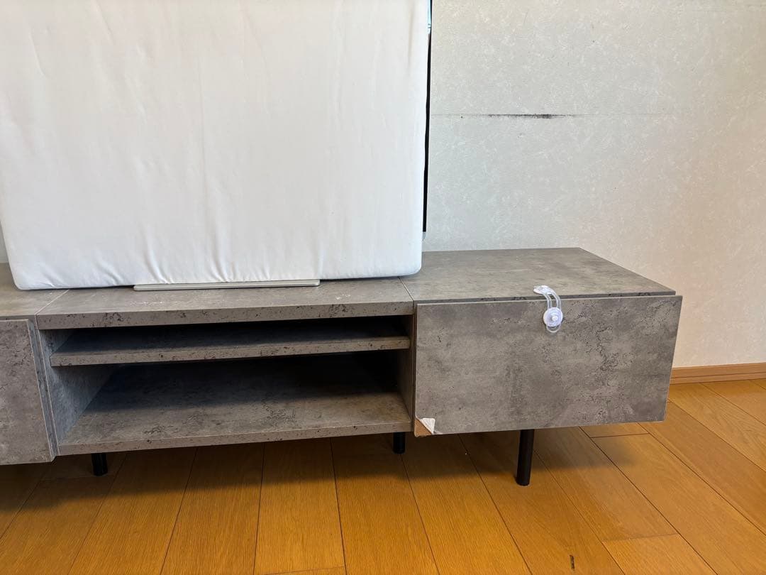 RASIK テレビ台 ストーングレー 150cm 解体済【送料込】